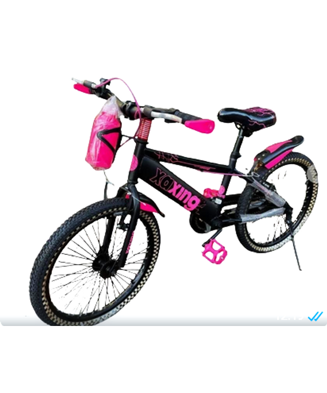 Bicicleta Rodado 20 JIKEDI con ruediras de aprendisaje robostas.