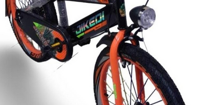 Bicicleta Rodado 20 JIKEDI con ruediras de aprendisaje robostas.