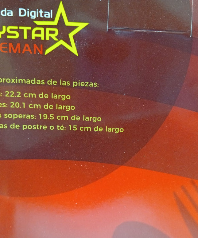 Set de cubiertos Holystar de origen aleman con portacubiertos 25 piezas