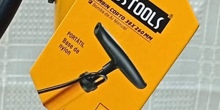 Inflador UYUSTOOLS de pie con cámara de aire lateral de 8 bars para motos o bicicletas