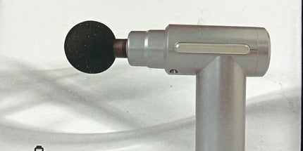 Masajeador tipo pistola con accesorios de recambio muy resisitente 25Watt