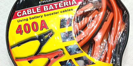 Cable de bateria profesional de 400 amp con pizas de 3 metros para autos