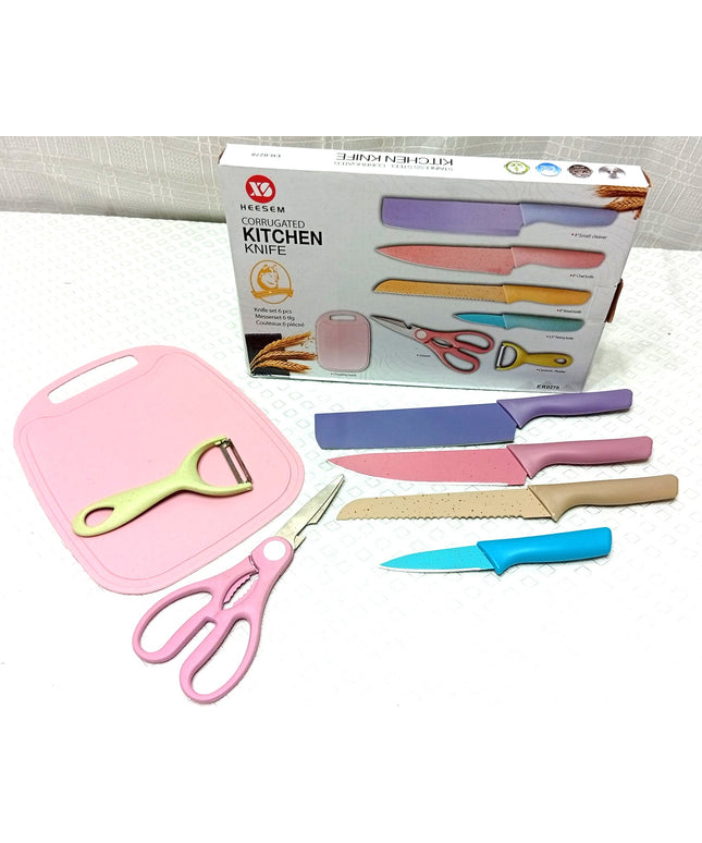 Juego de utensillos HESEN de cocina con cuchillos 8 piezas