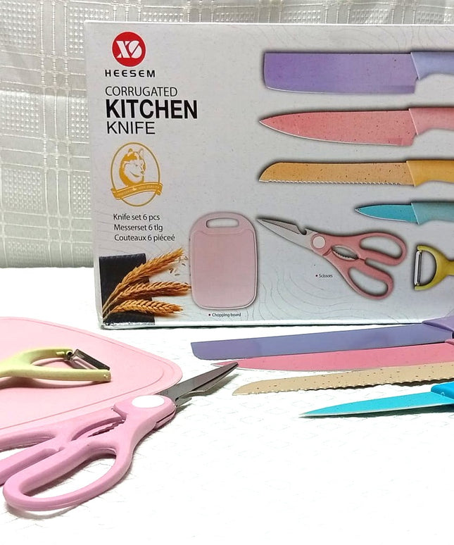 Juego de utensillos HESEN de cocina con cuchillos 8 piezas
