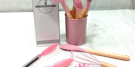 Utensillos de cocina de silicona de 12 piezas