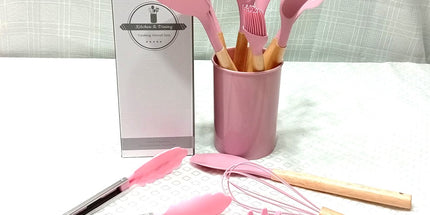 Utensillos de cocina de silicona de 12 piezas