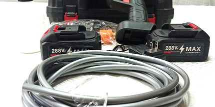 Hidrolavadora manual con doble batería recargable para limpieza de autos y del hogar