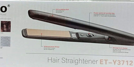 Plancha de pelo profesional Ewtto ET- Y 3712