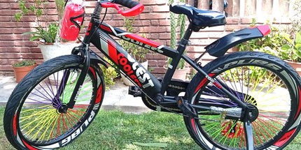 Bicicleta para niños y jovénes con ruedas de apoyo .Rodado 20 completa con acessorios