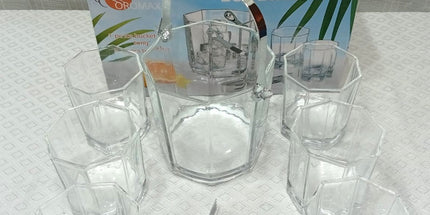 Hielera y 6 vasos OROMAX