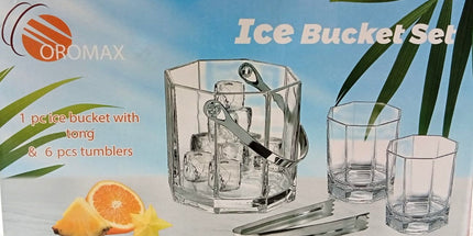 Hielera y 6 vasos OROMAX