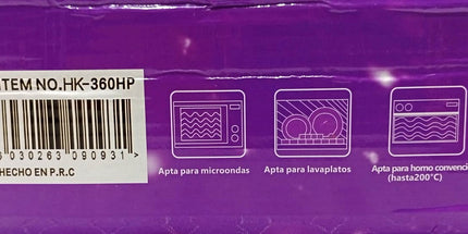 Juego de té de 6 tazas y platos HP colores varios. Apto para microondas y horno convencional