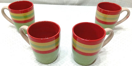 Tazónes 500 cm ceramica motivo a lineas en varios motivos