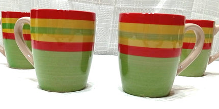 Tazónes 500 cm ceramica motivo a lineas en varios motivos