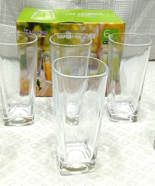 Vasos Kalpana reforzados  set de 6 vasos -300ml