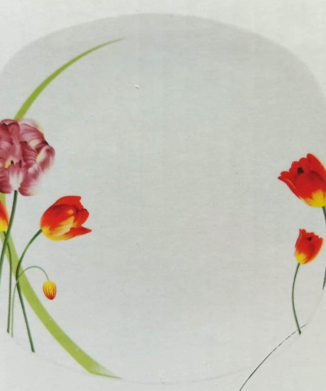 Juego de vajilla OROMAX platos y tazas de porcelana con motivo floral 30 piezas