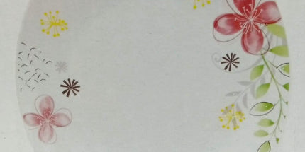 Juego de vajilla OROMAX platos y tazas de porcelana con motivo floral 30 piezas