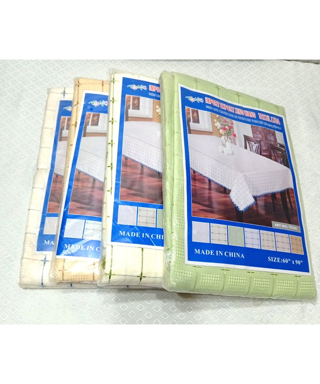 Manteles tipo puntillón de 2.25 x1.5 metros