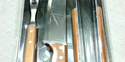 Juego de ASADO  TRAMONTINA Cuchillo Tenedor y Pinza
