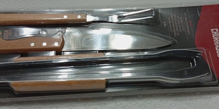 Juego de ASADO  TRAMONTINA Cuchillo Tenedor y Pinza