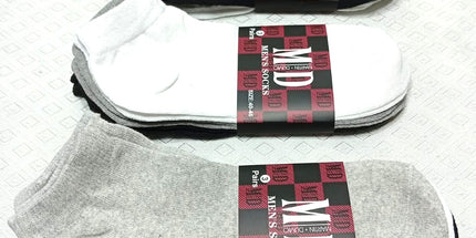 Medias hombre cortas MD muy buena caliad - una docena