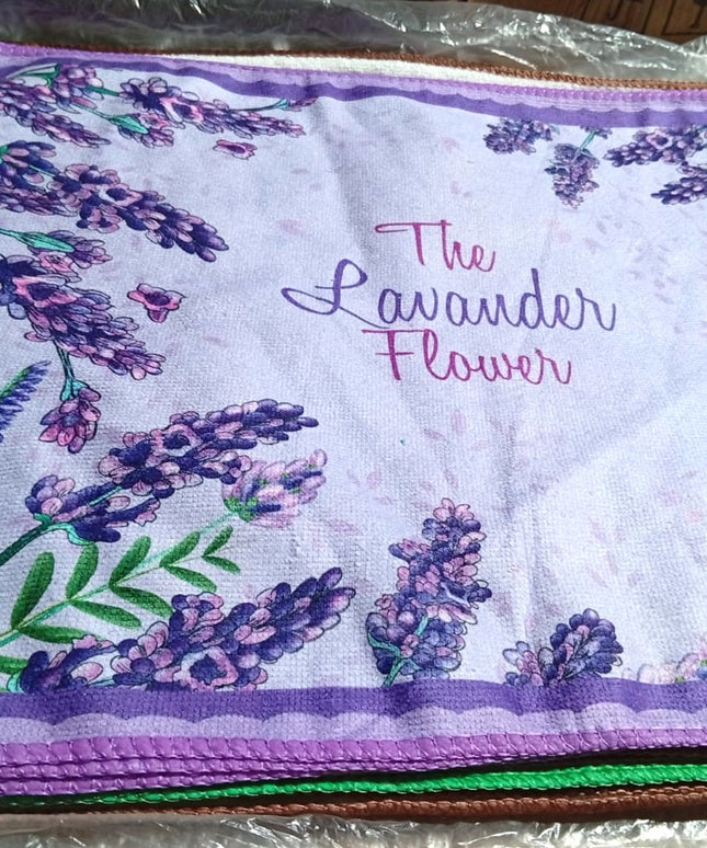 Individuales de tela estampados tipo repasadores grandes