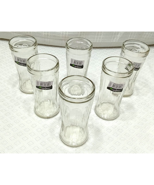 Vasos vidrio Pab 6 unidades