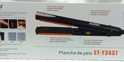 Plancha de pelo profesional  Eweto 3437
