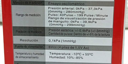 Tensiómetro TOMATE MTM 021