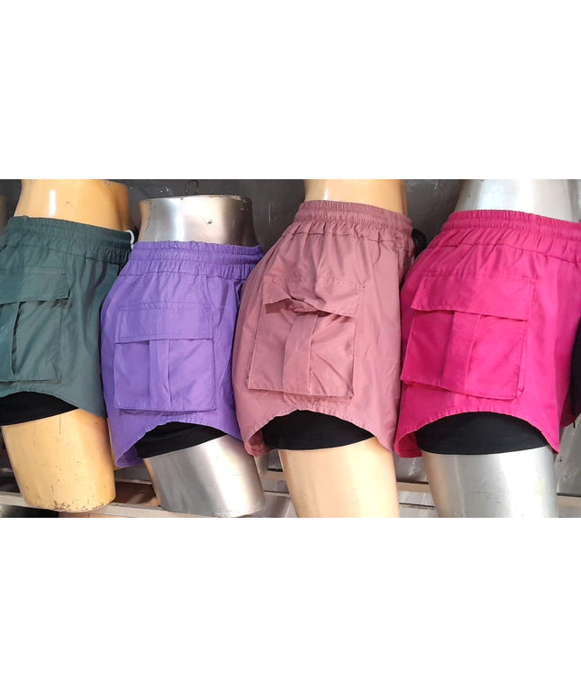 Short femenino con calza. Talles S M L XL