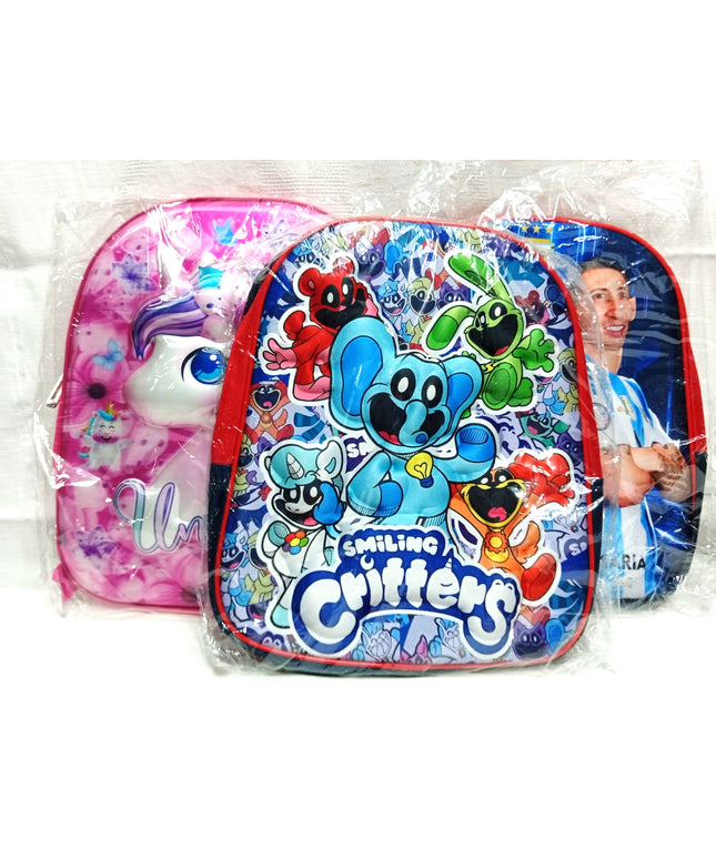 Mochilas infantil escolar tamaño medio. Distintos motivos