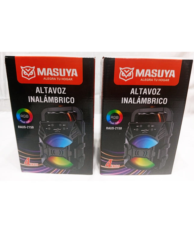 Parlante MASUYA RGB Flash Light 4 pulgadas