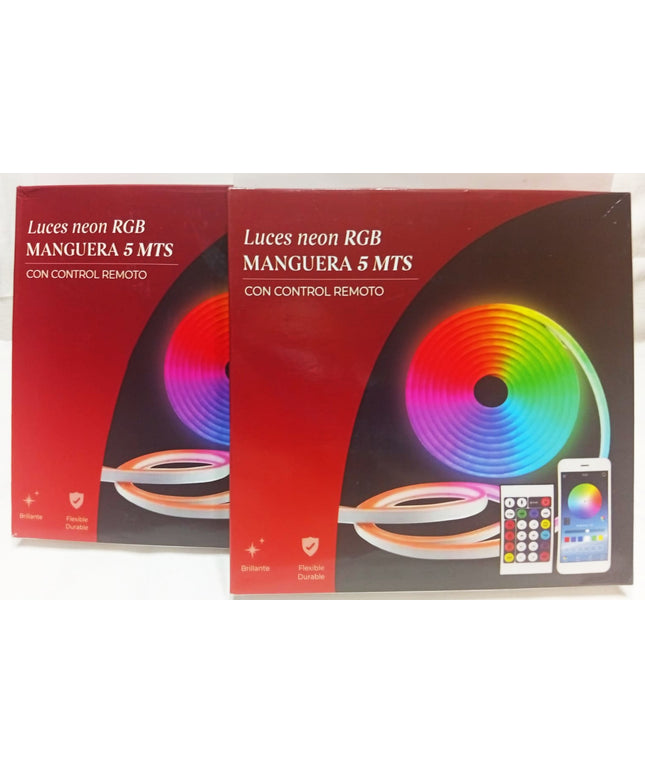 CINTA LED COLORES RGB manguera 5 metros