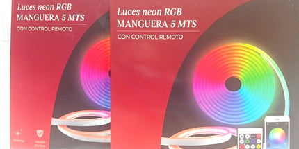 CINTA LED COLORES RGB manguera 5 metros
