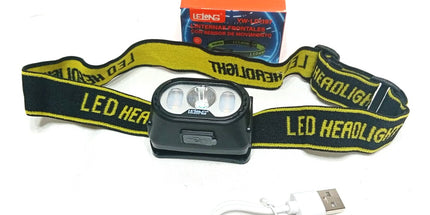 Linterna LELONG  minera con luz regulable hacia abajo