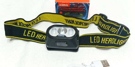 Linterna LELONG  minera con luz regulable hacia abajo