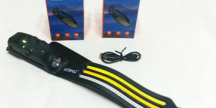 Linterna minera LELONG con tiras LED y lu led lateral