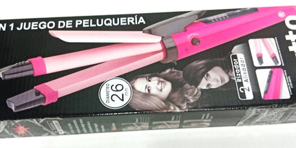 Plancha y rizador de peolo Ewetto 2 en 1 . Profesional.