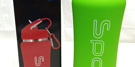 Botella téermica SPORT de 1 litro con pico verdterdor de seguridad y enganche para colgar