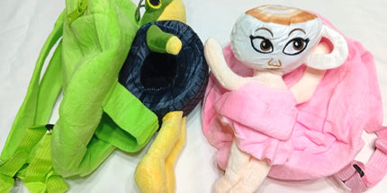 Mochilas infatiles para jardin con peluche