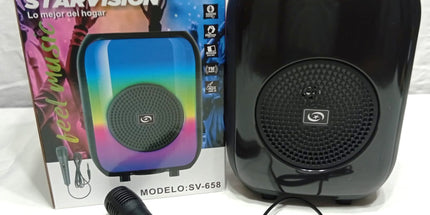 Parlante STARVISION 6.5 con microfono. LUMINOSO