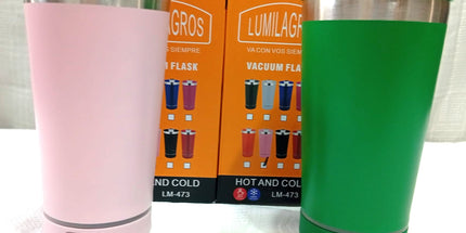 Vaso térmico PARLANTE con abre botella de 450 cc