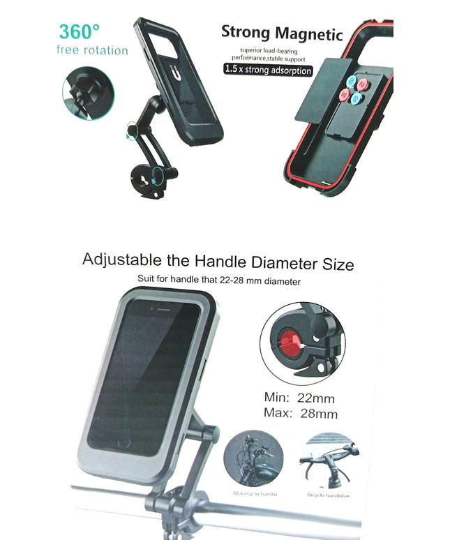 Portacelular para motos 3M con cobertor ce celular