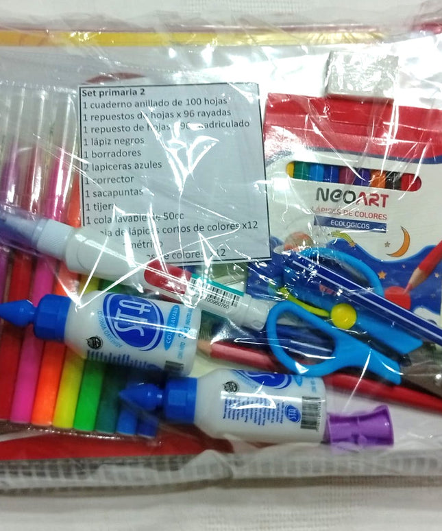 Utiles escolares. SET PRIMARIA N 2