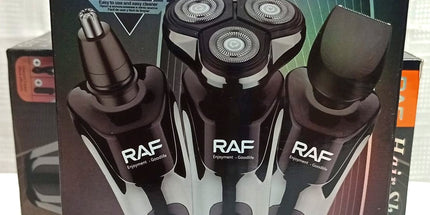 Afeitadora RAF 3 en 1 con cortadora de pelo