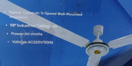 Ventilador de techo PREMIER con comando manual a pared