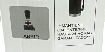 Termo con TAPA MATE de acero con pico vertedor