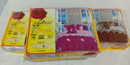 Sábanas Casatex QUEEN 230 X250 CM 4800 HILOS 4 Piezas 2 1/2 plazas
