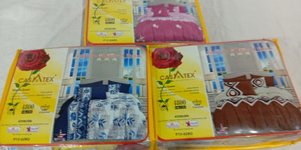 Sábanas Casatex QUEEN 230 X250 CM 4800 HILOS 4 Piezas 2 1/2 plazas