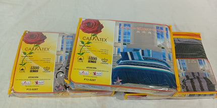 Sábanas Casatex TWin 170x230 CM 3 piezas 1 1/2 plaza colores estampados